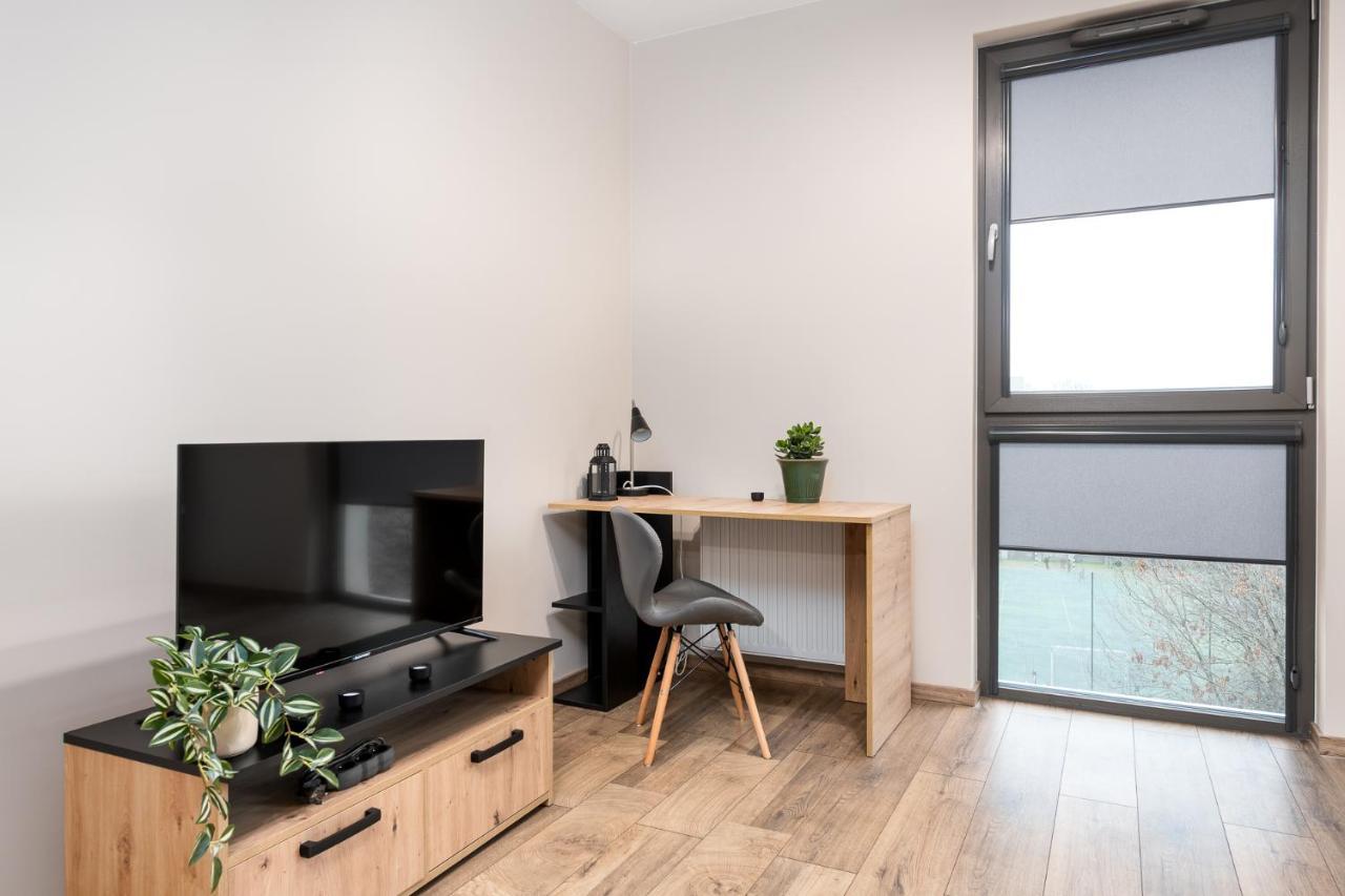 Roof Terrace Old Town Apartments With Private Parking กดัญสก์ ภายนอก รูปภาพ